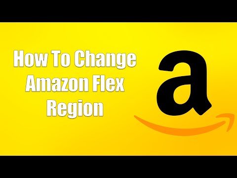 How To Change Amazon Flex Region